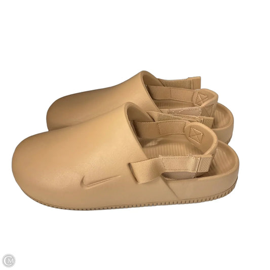 Shoes Sneakers By Nike In Tan, Size: 9