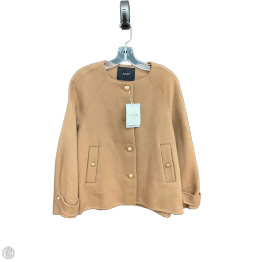 Coat Faux Fur & Sherpa By Cmb In Brown, Size: L