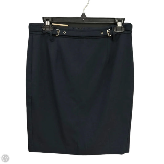 Skirt Midi By Banana Republic In Blue, Size: 6