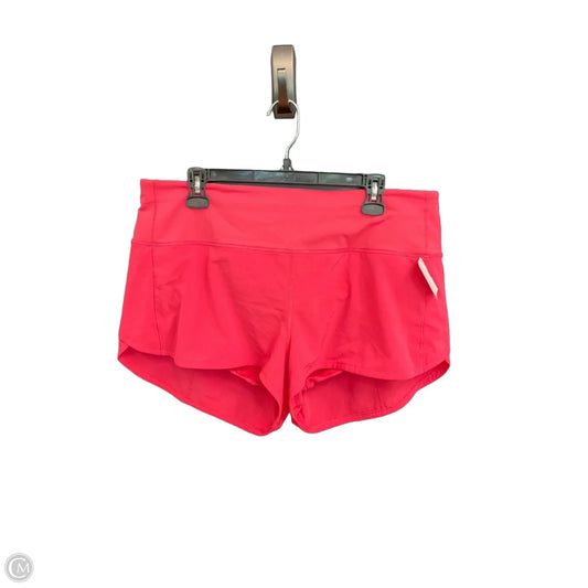 Athletic Shorts By Lululemon In Pink, Size: 14