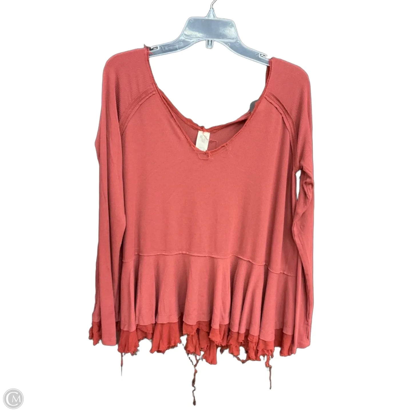 Top Long Sleeve By We The Free In Red, Size: S