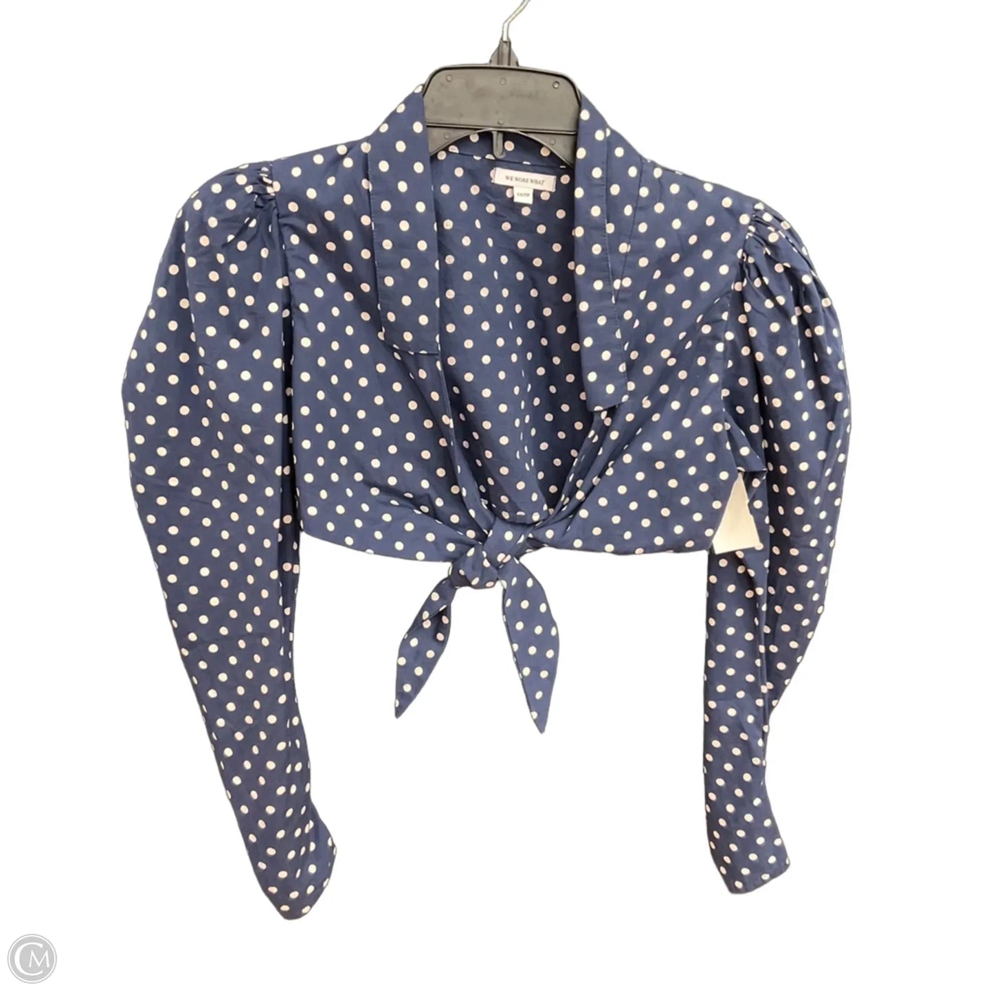 Top 2pc Long Sleeve By Cmb In Polkadot Pattern, Size: Xs