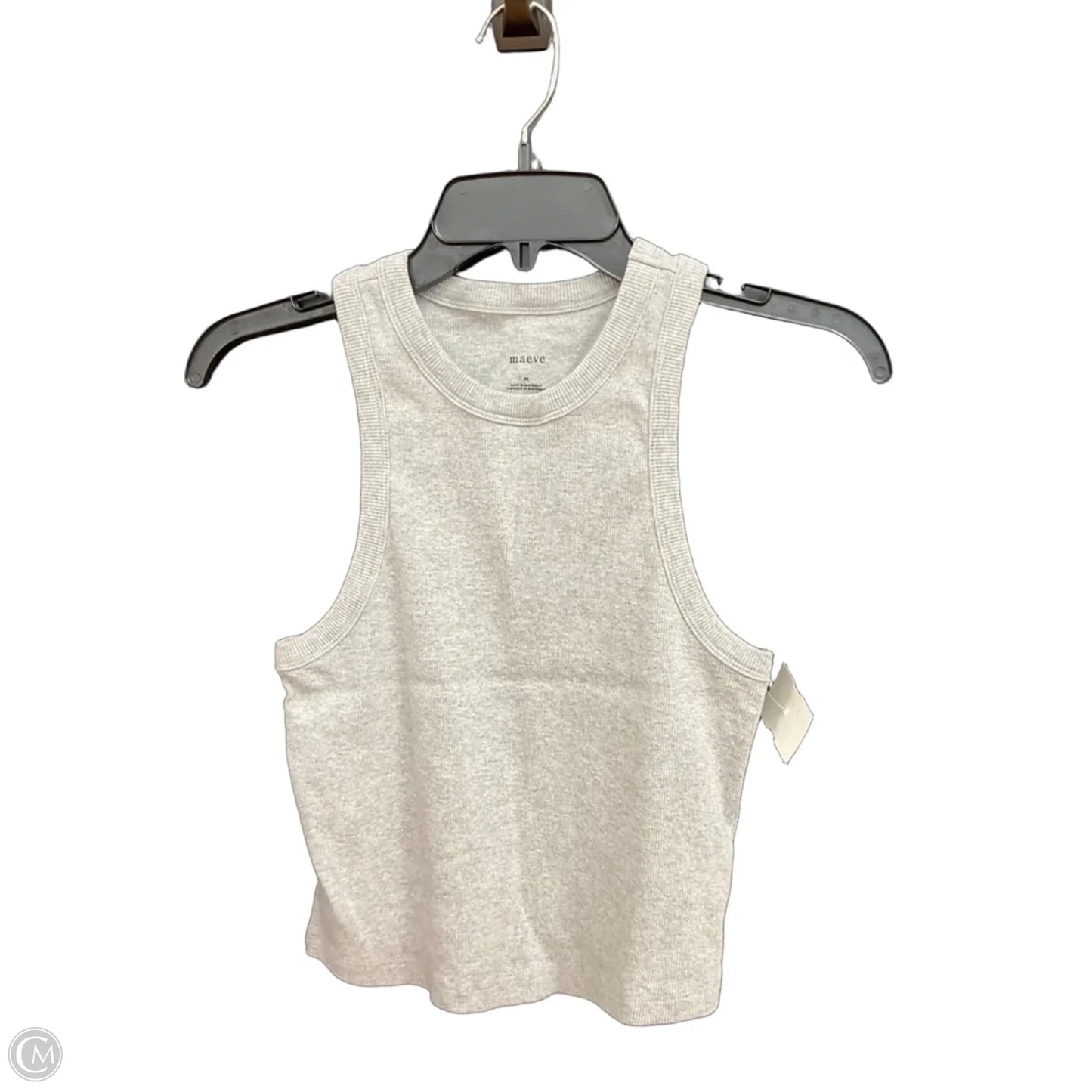Top Sleeveless By Maeve In Grey, Size: M