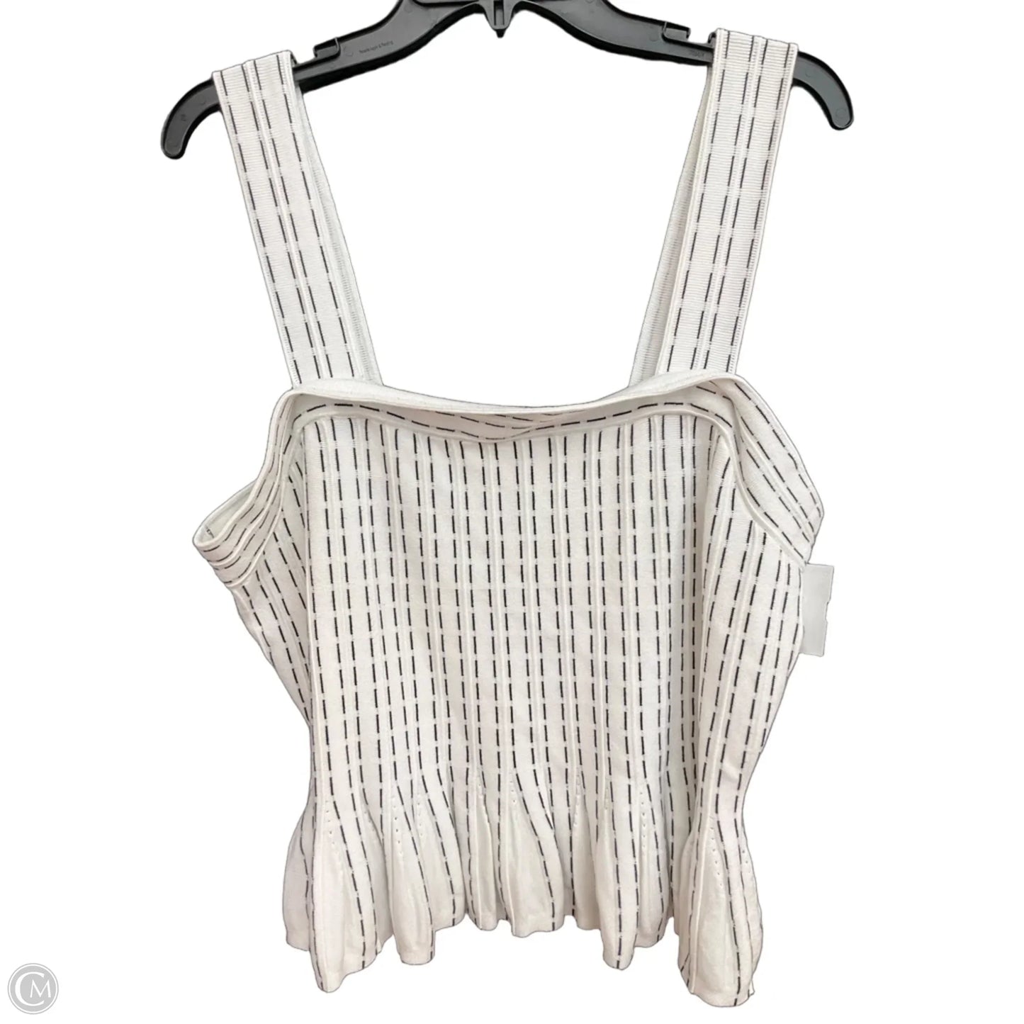 Top Sleeveless By Express In Striped Pattern, Size: Xl