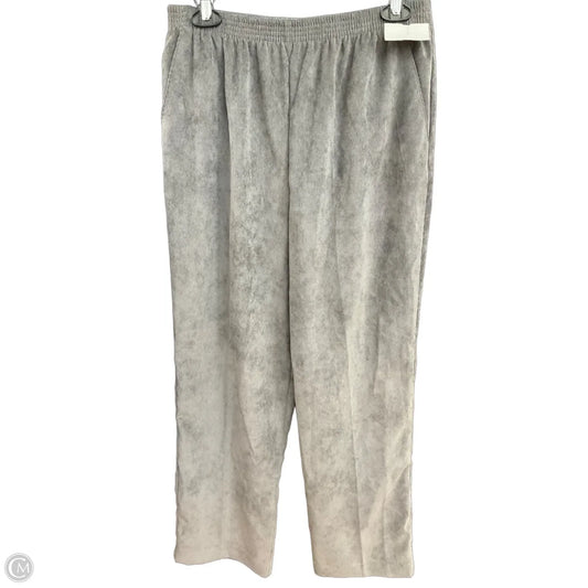 Pants Corduroy By Alfred Dunner In Grey, Size: 12p