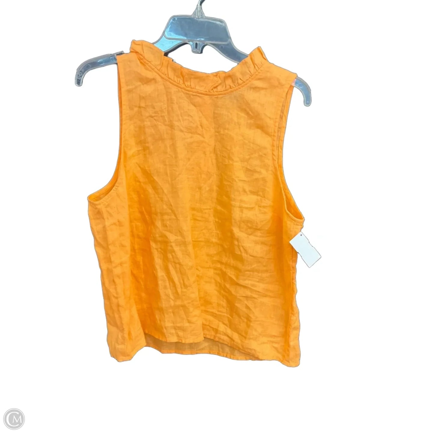 Top Sleeveless By J. Crew In Orange, Size: L