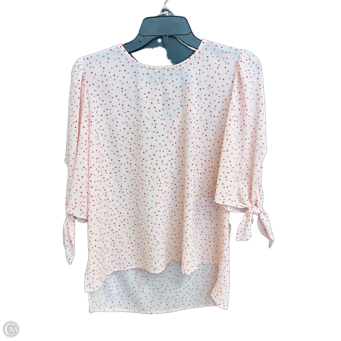 Top 3/4 Sleeve By Cece In Polkadot Pattern, Size: M