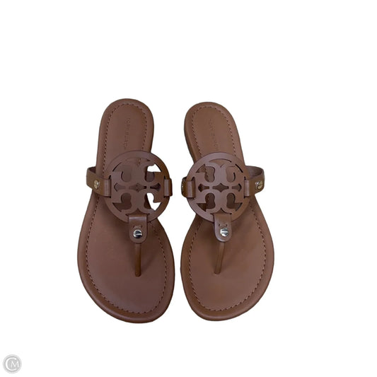 Sandals Designer By Tory Burch In Brown, Size: 7