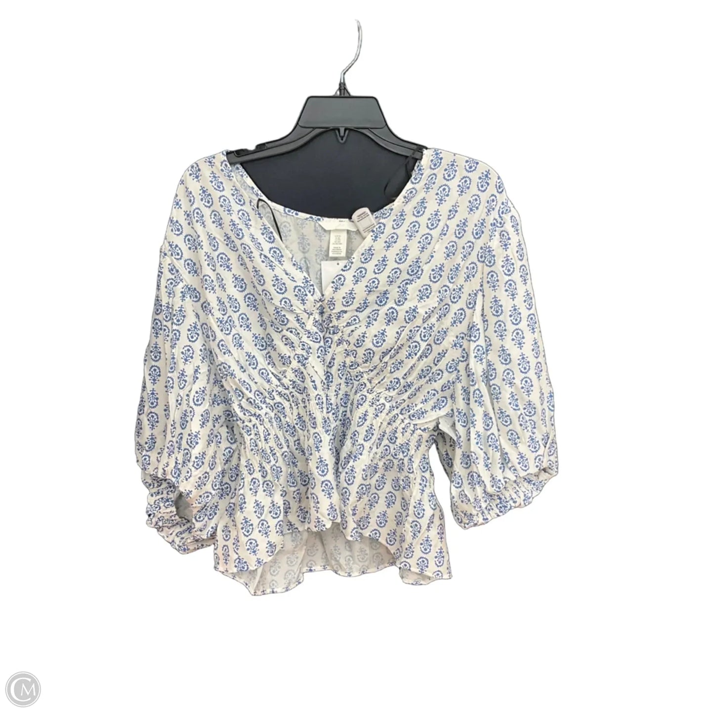 Top Short Sleeve By H&m In Blue, Size: 3x