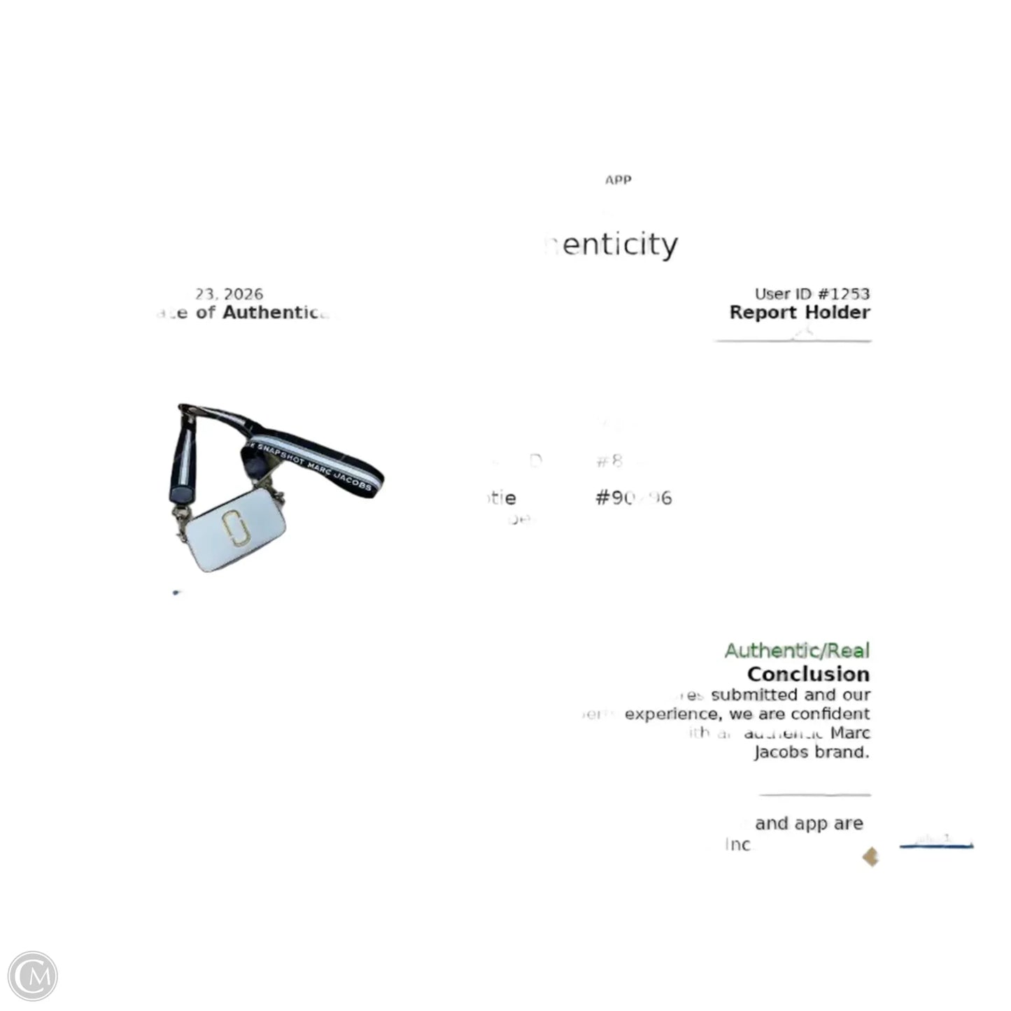 Belt Bag Luxury Designer By Marc Jacobs, Size: Small