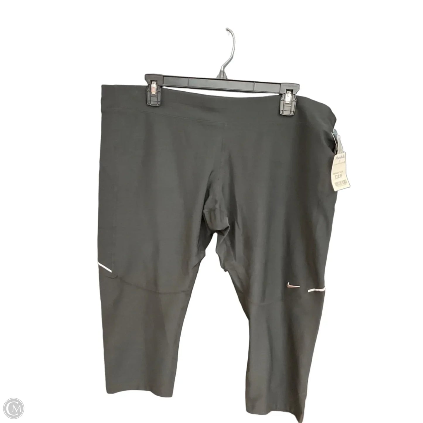 Athletic Leggings By Nike In Black, Size: 2x