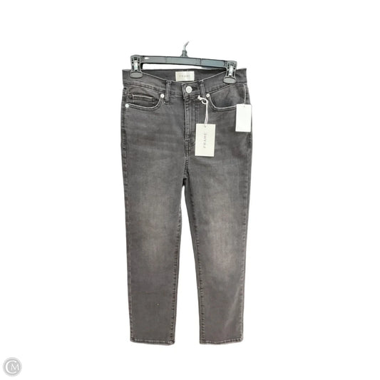 Jeans Straight By Frame In Black, Size: 2