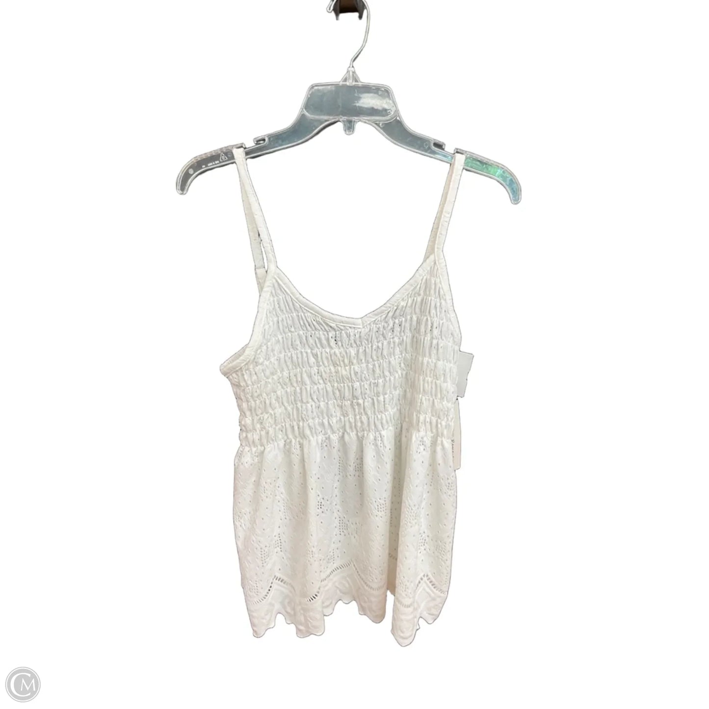 Top Sleeveless By Sim & Sam In White, Size: Xl