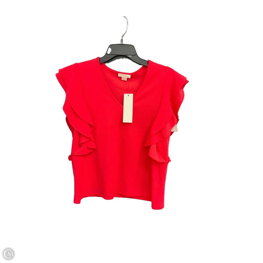 Top Sleeveless By Cmc In Red, Size: S