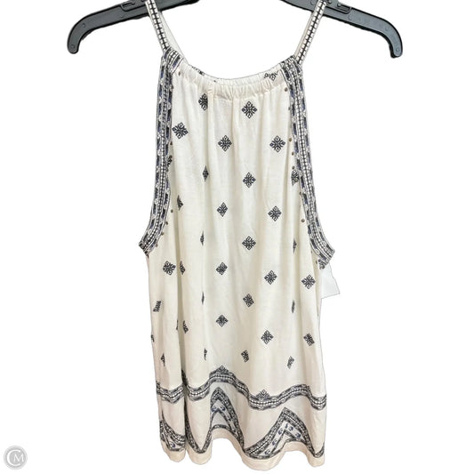 Top Sleeveless By Anthropologie In White, Size: M