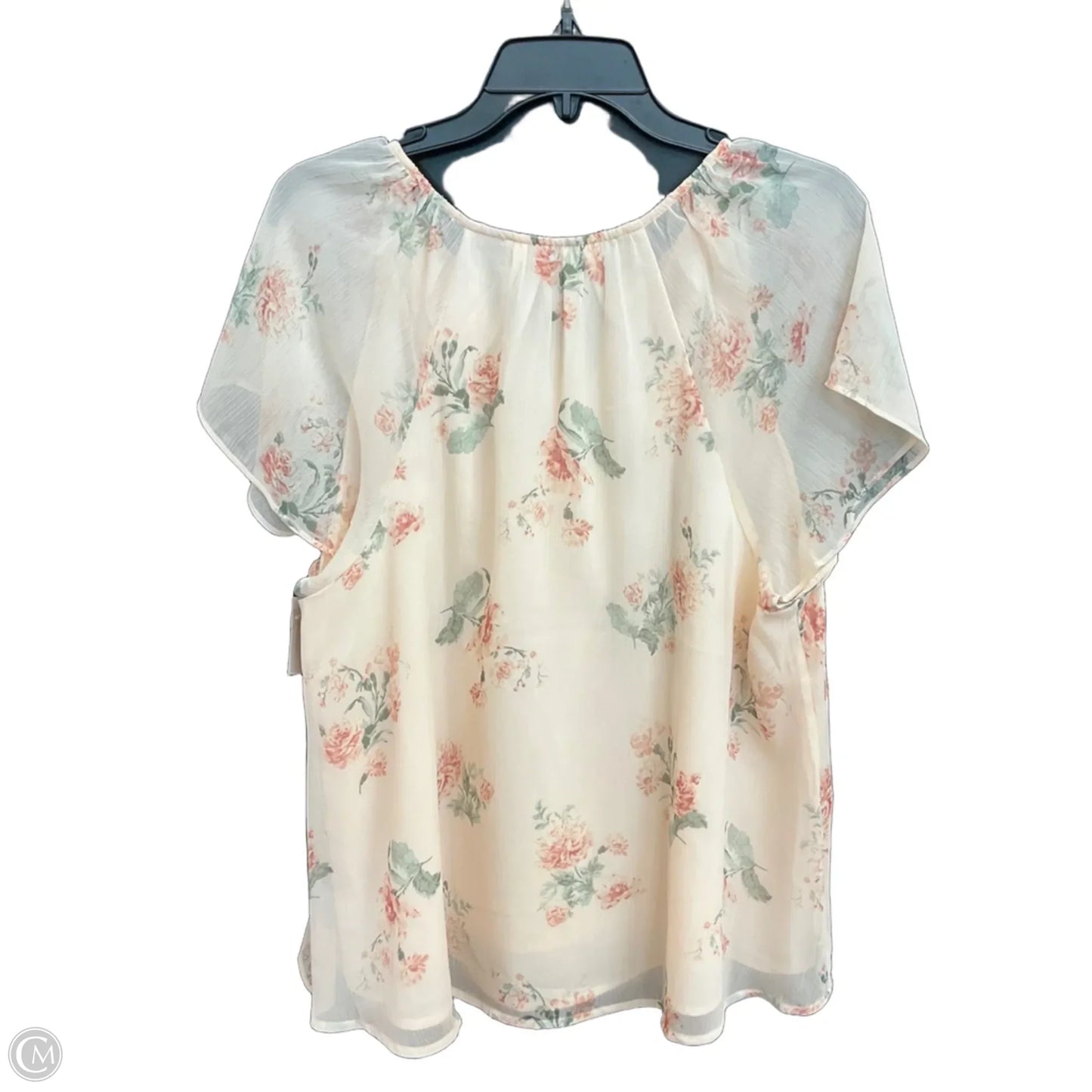 Top Sleeveless By Loft In Floral Print, Size: Xl