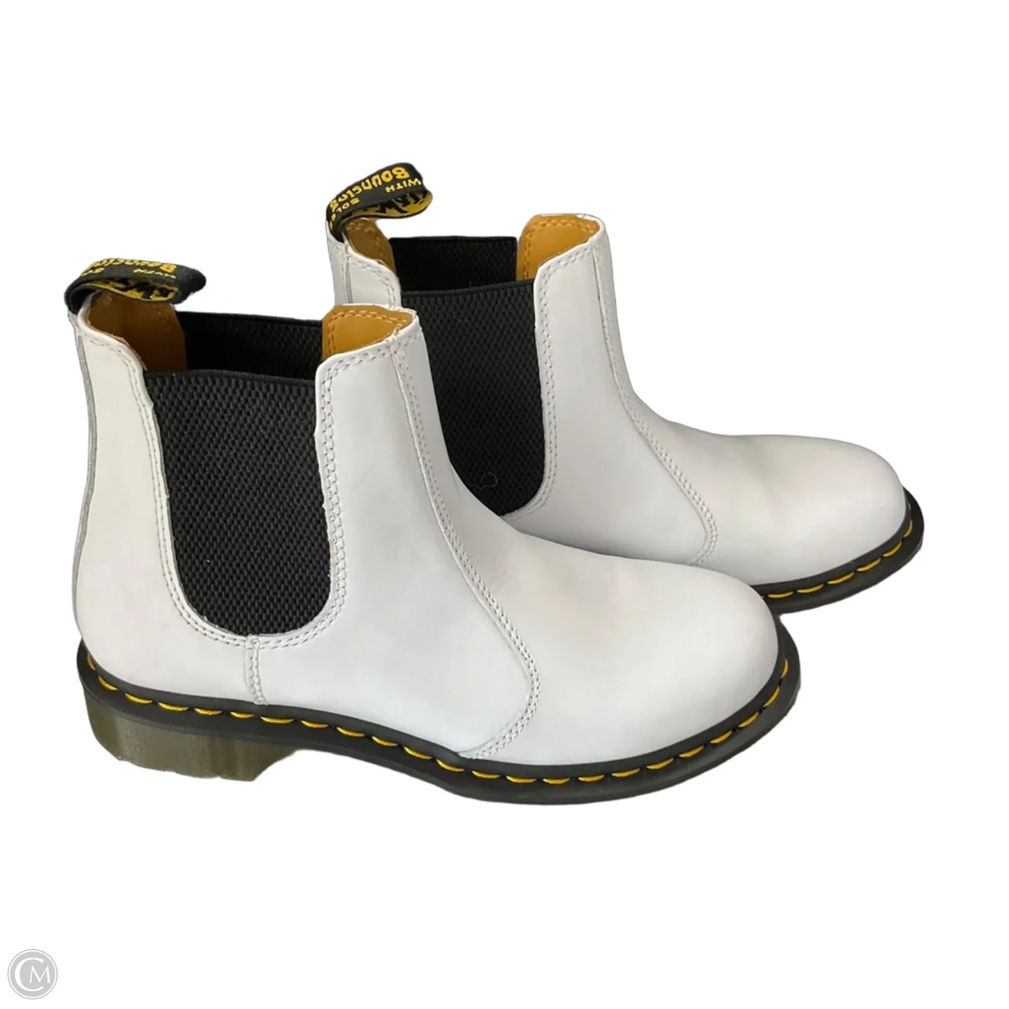 Boots Combat By Dr Martens In White, Size: 9