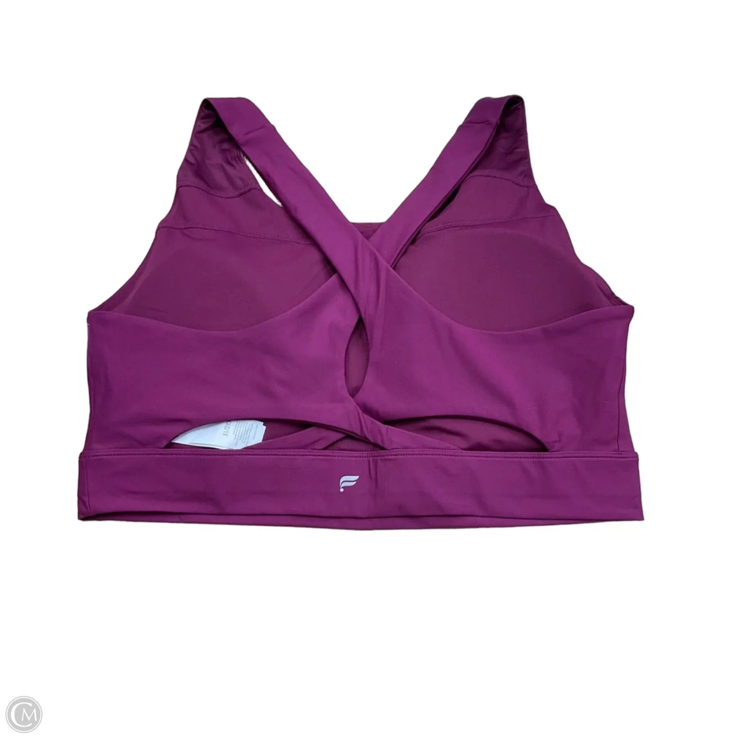 Athletic Bra By Fabletics In Purple, Size: 1x