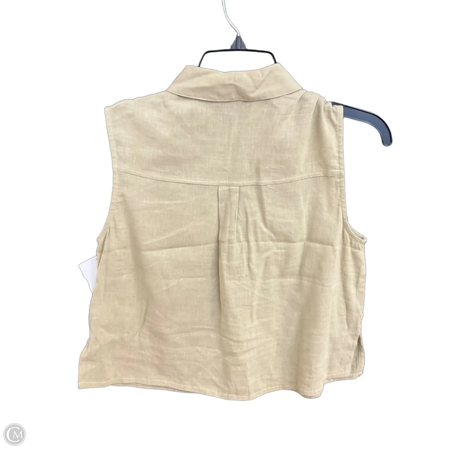 Top Sleeveless By Express In Green, Size: Xs