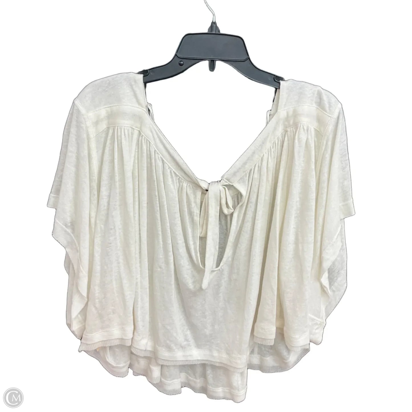 Top Short Sleeve By Free People In White, Size: M