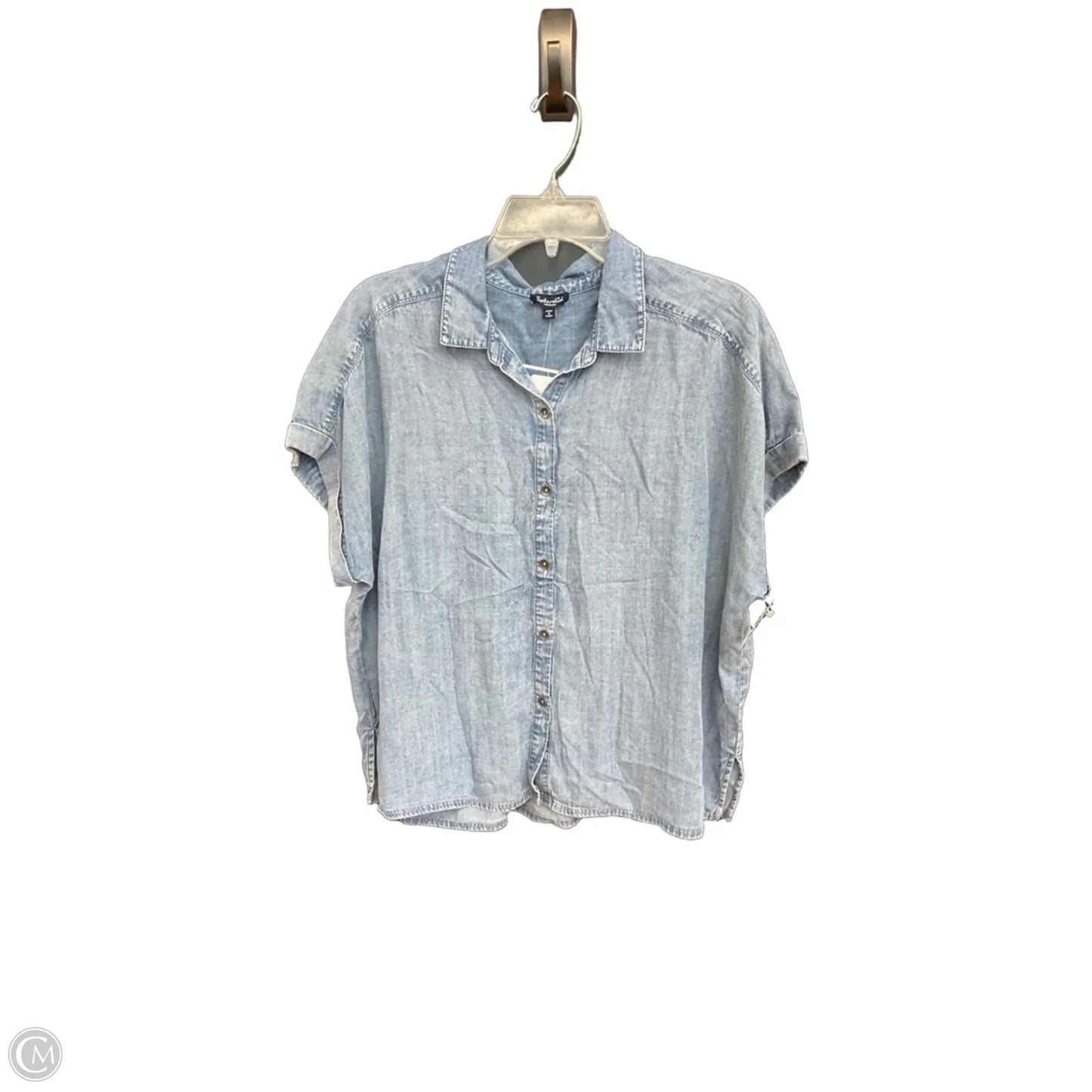 Top Short Sleeve By Splendid In Blue, Size: M