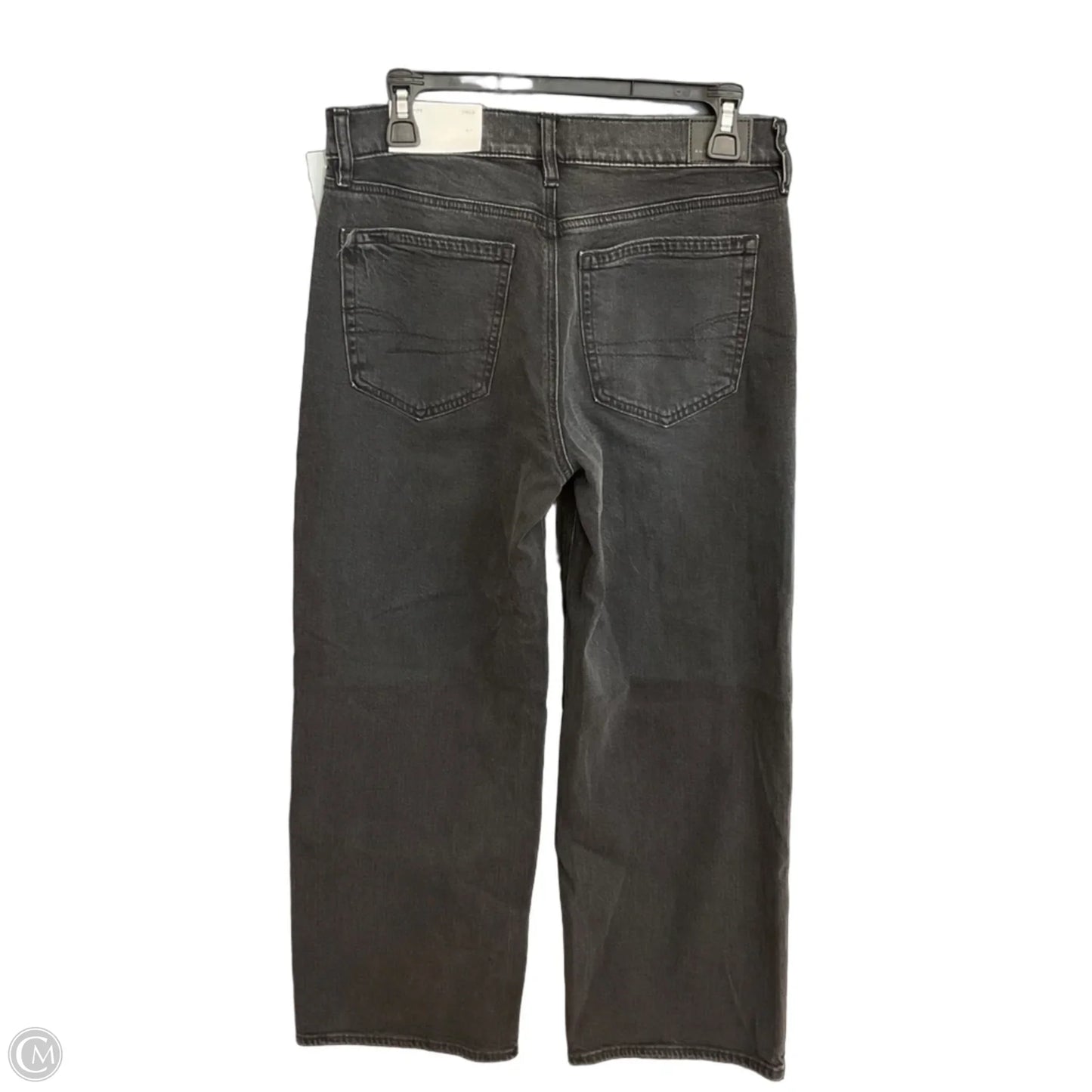 Jeans Straight By American Eagle In Black, Size: 2