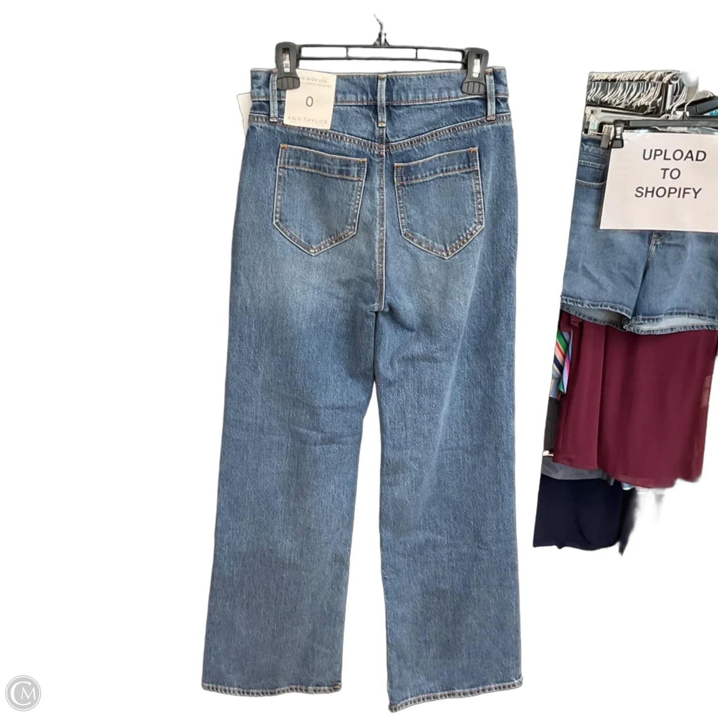Jeans Straight By Ann Taylor In Blue, Size: 0