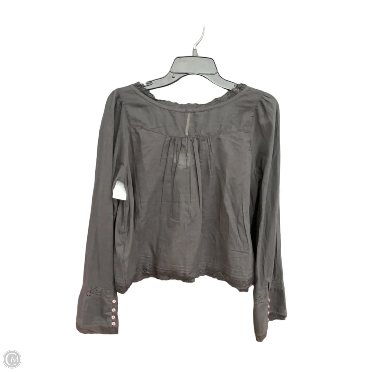 Top Long Sleeve By Free People In Black, Size: Xs