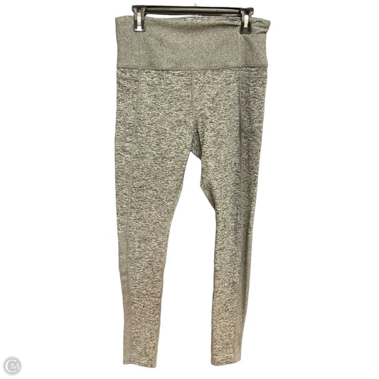 Athletic Leggings By Athleta In Grey, Size: L