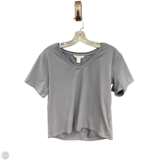 Athletic Top Short Sleeve By Athleta In Grey, Size: S