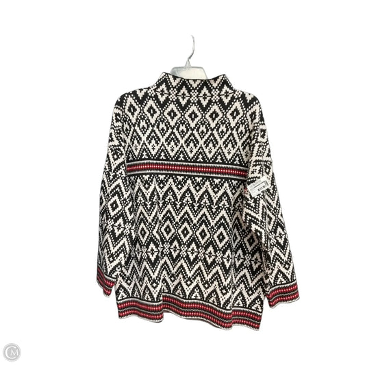 Sweater By Tahari In Geometric Pattern, Size: 1x