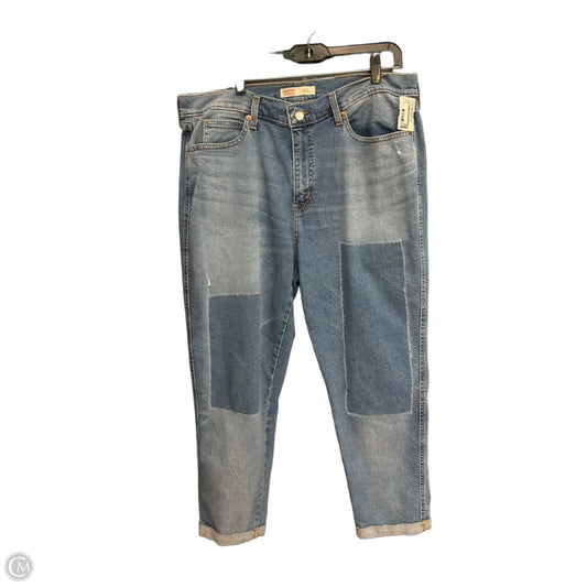 Jeans Straight By Levis In Blue, Size: 16