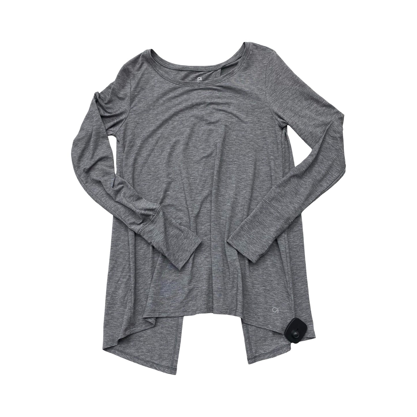 Athletic Top Ls Crewneck By Gapfit In Grey, Size:Xs
