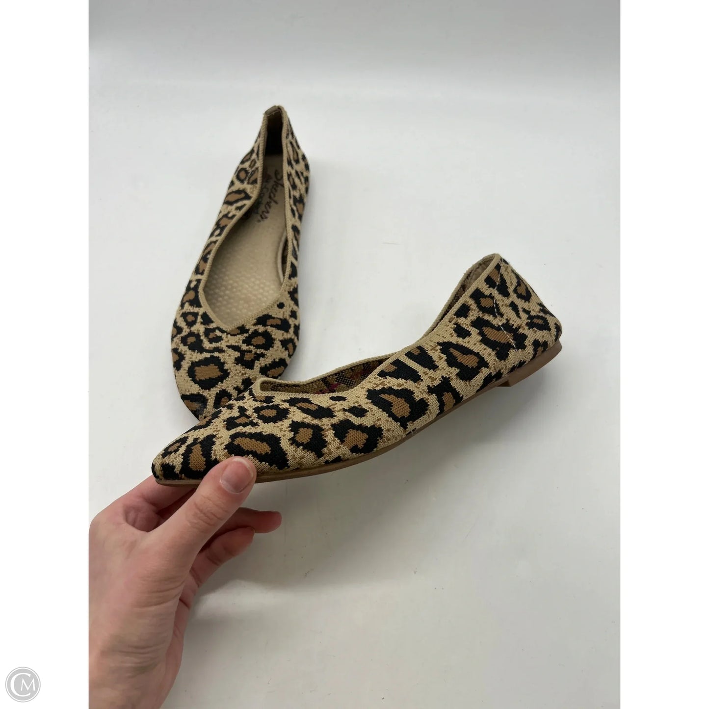Shoes Flats By Skechers In Animal Print, Size: 9