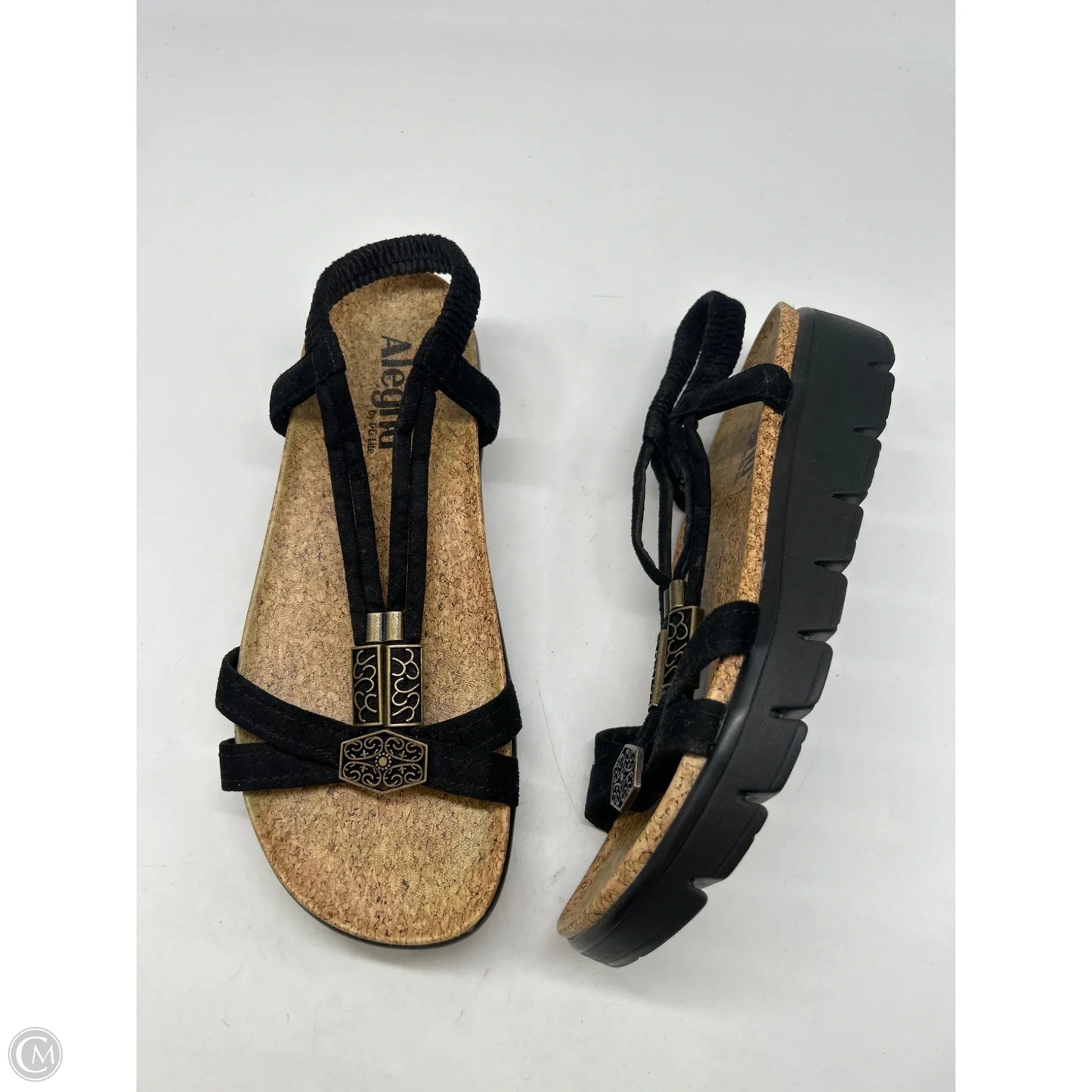 Sandals Flats By Alegria In Black, Size: 7.5