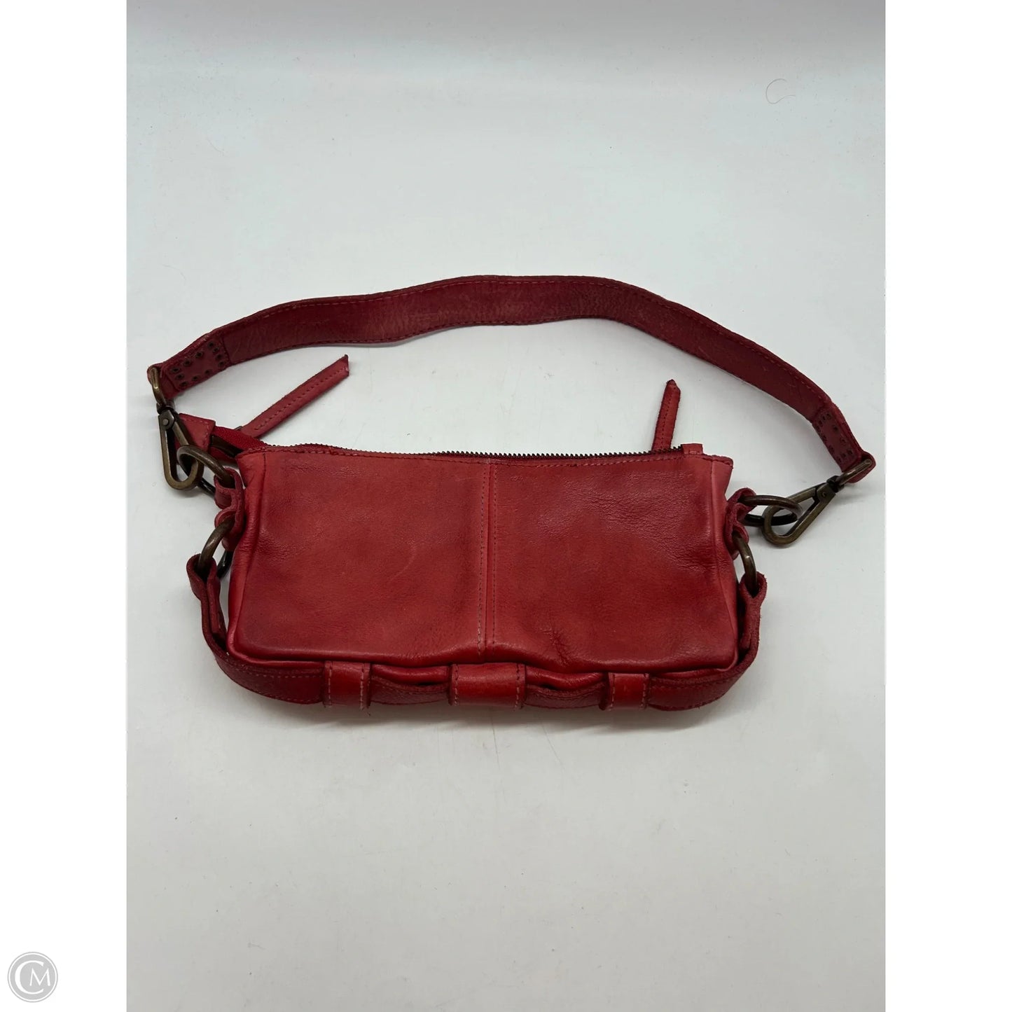 Handbag Leather By Free People, Size: Small