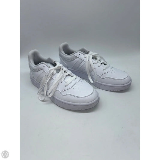 Shoes Athletic By Adidas In White, Size: 9