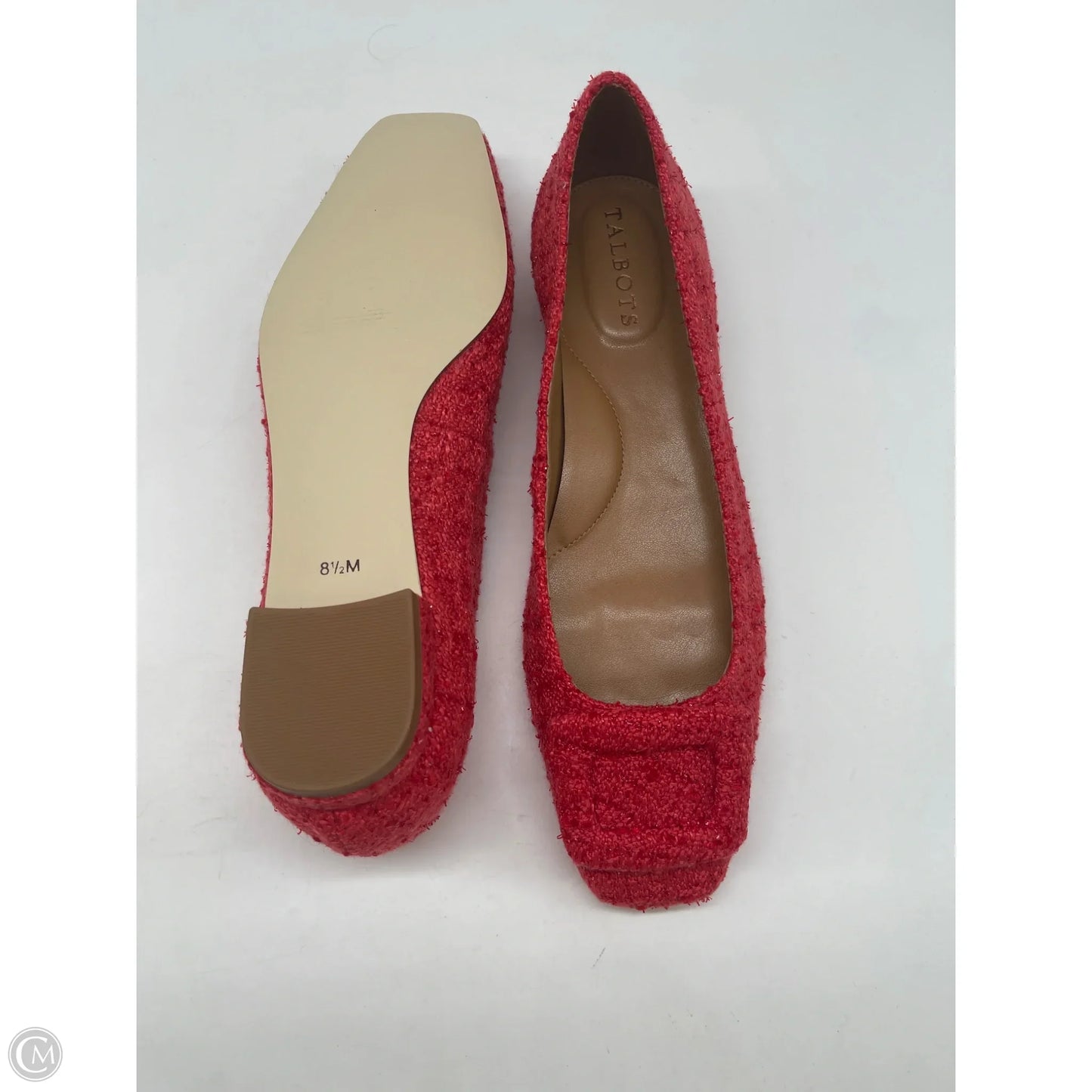 Shoes Flats By Talbots In Red, Size: 8.5