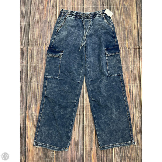 Pants Cargo & Utility By Vanilla Star In Blue Denim, Size: S