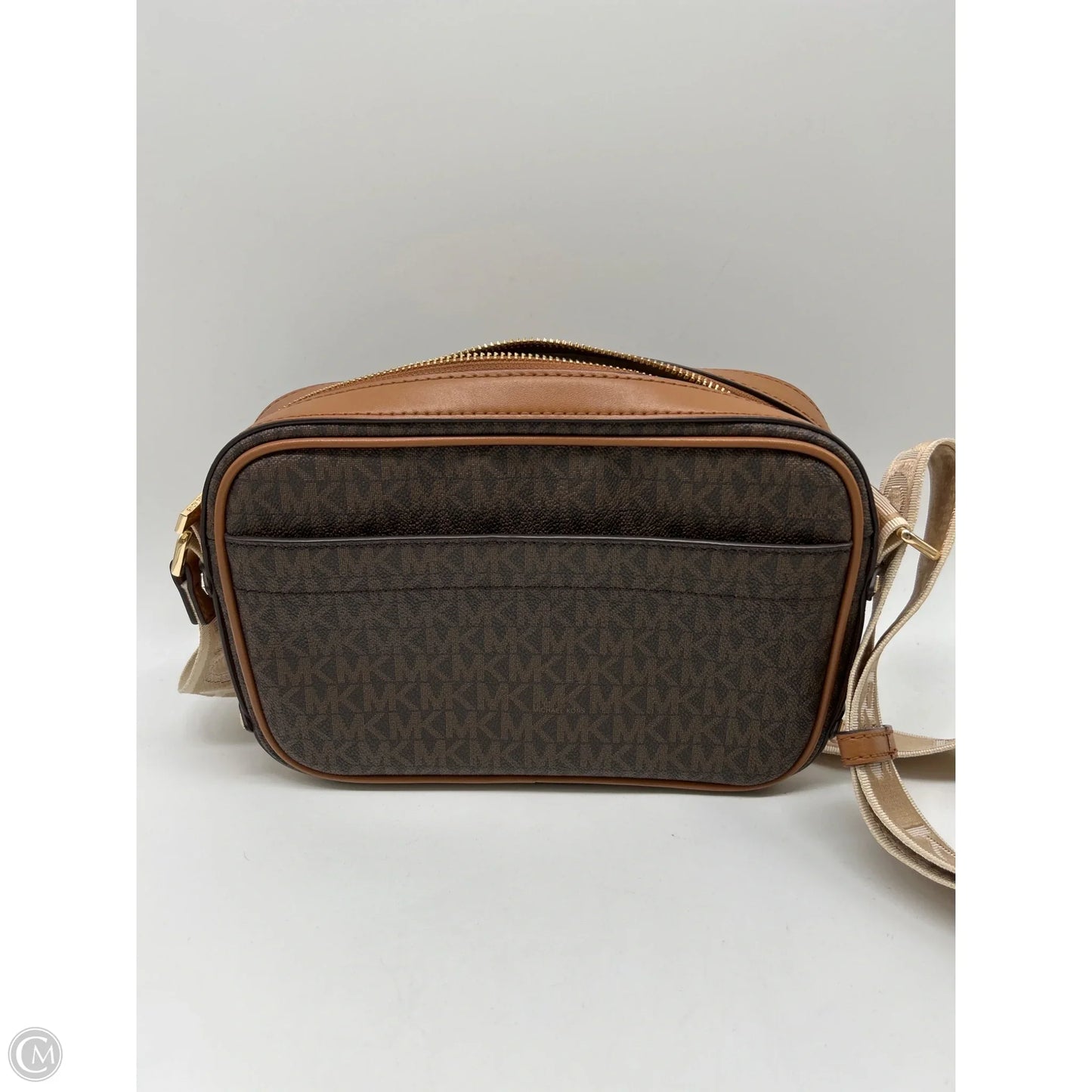 Handbag Leather By Michael By Michael Kors, Size: Medium