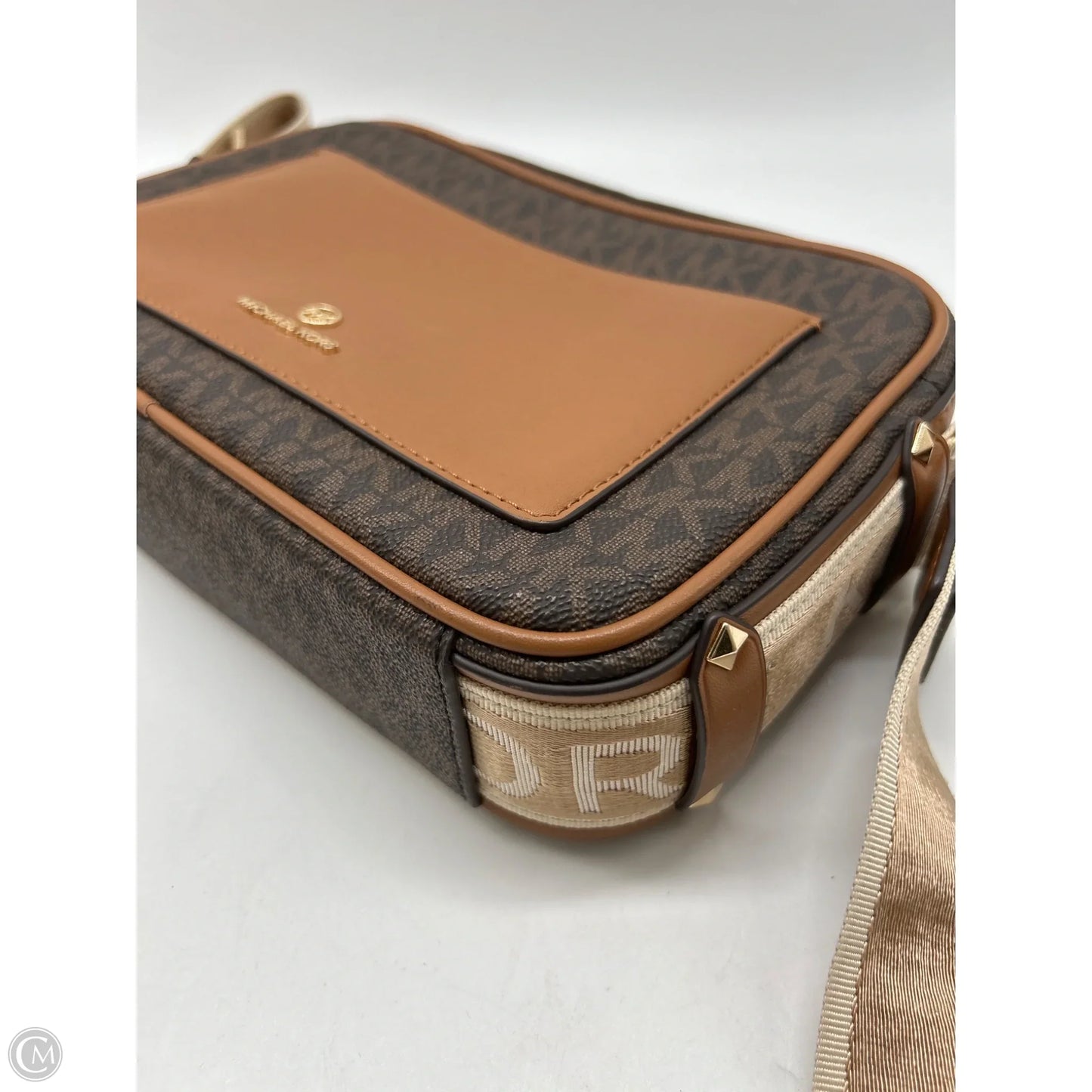 Handbag Leather By Michael By Michael Kors, Size: Medium