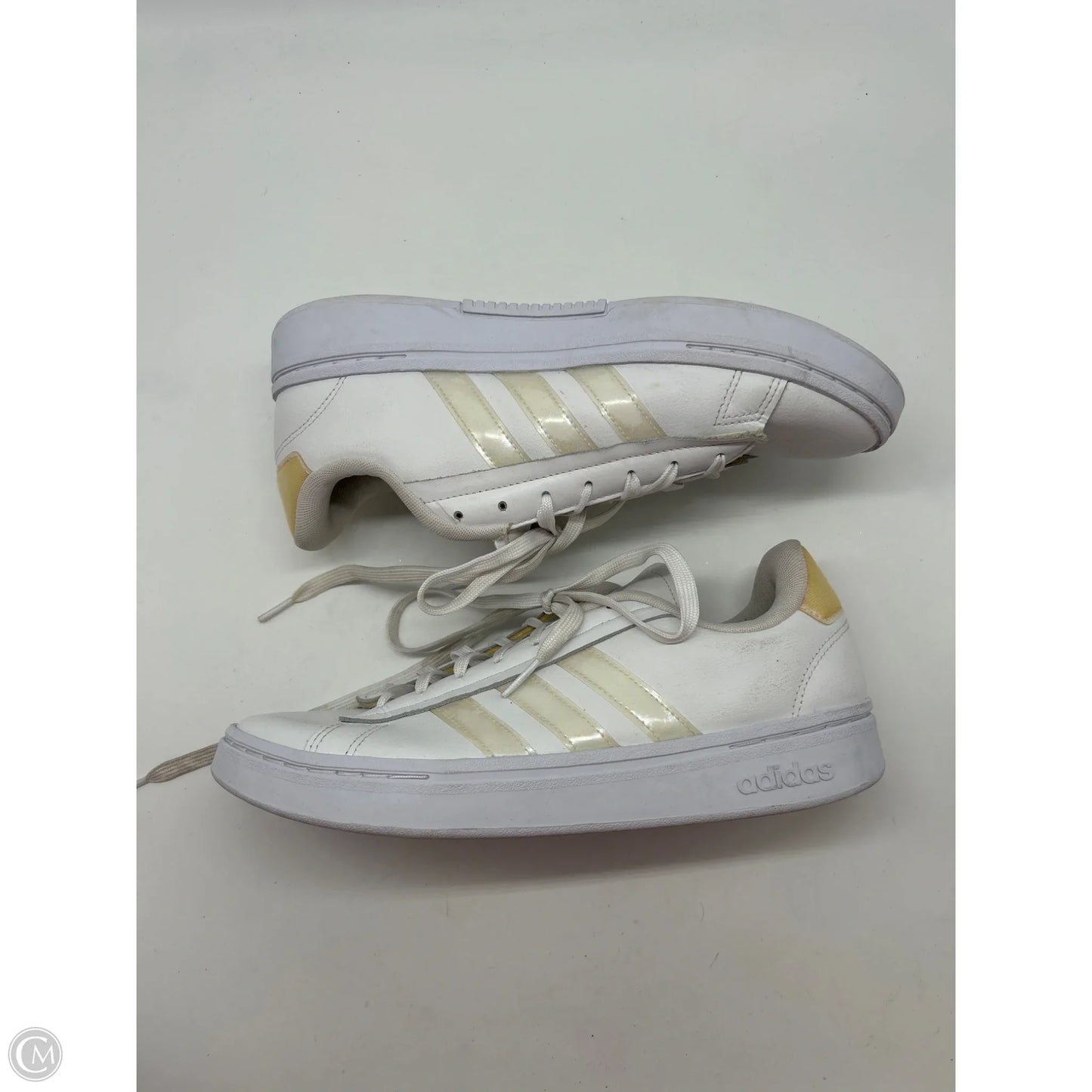 Shoes Athletic By Adidas In White, Size: 10