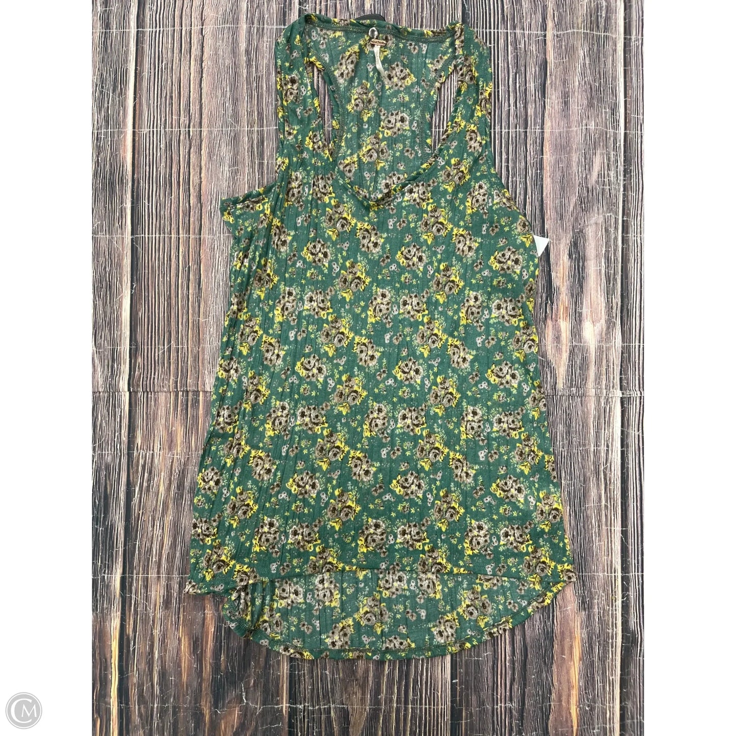 Tank Top By Free People In Floral Print, Size: Xs