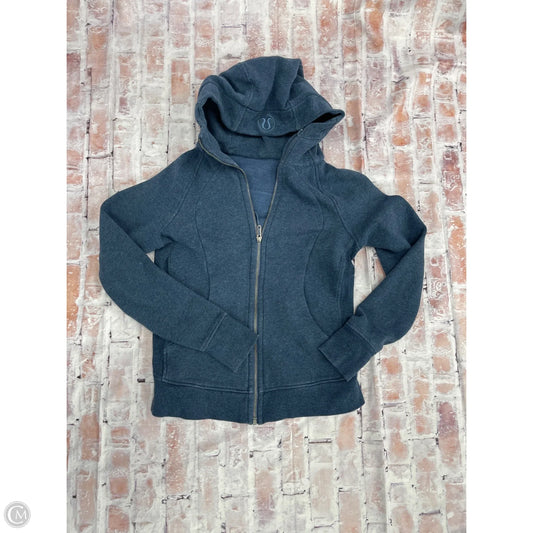 Athletic Jacket By Lululemon In Blue, Size: S
