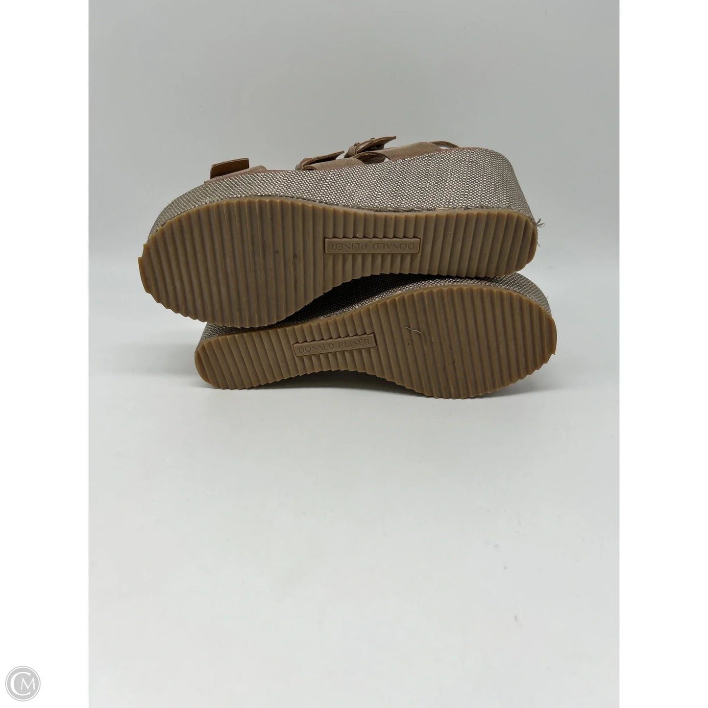 Sandals Heels Wedge By Donald Pliner In Gold, Size: 8