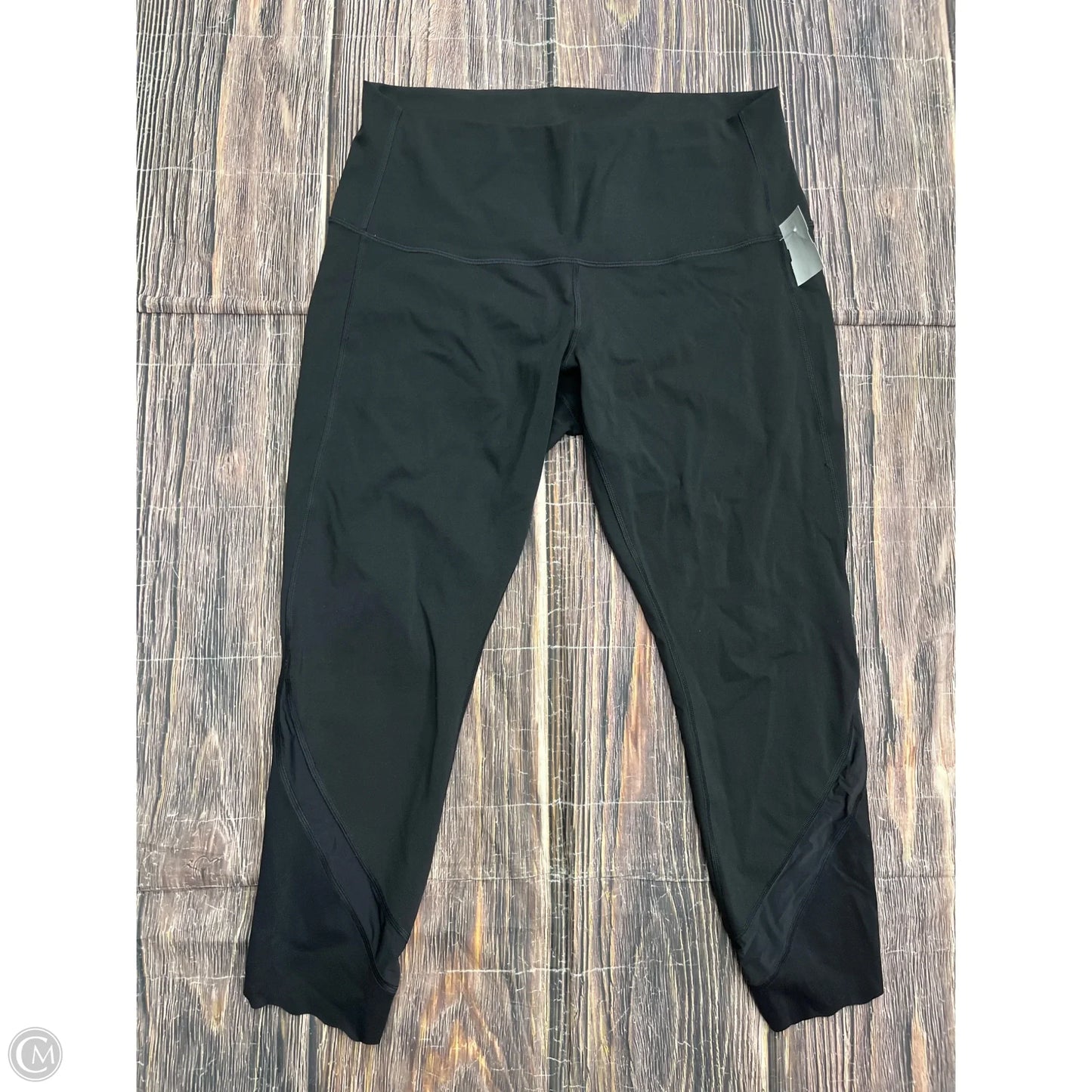 Athletic Capris By Lululemon In Black, Size: Xl