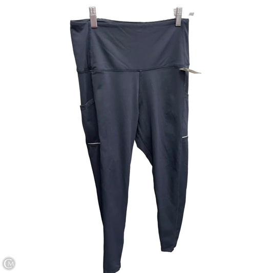 Athletic Pants By Clothes Mentor In Navy, Size: L