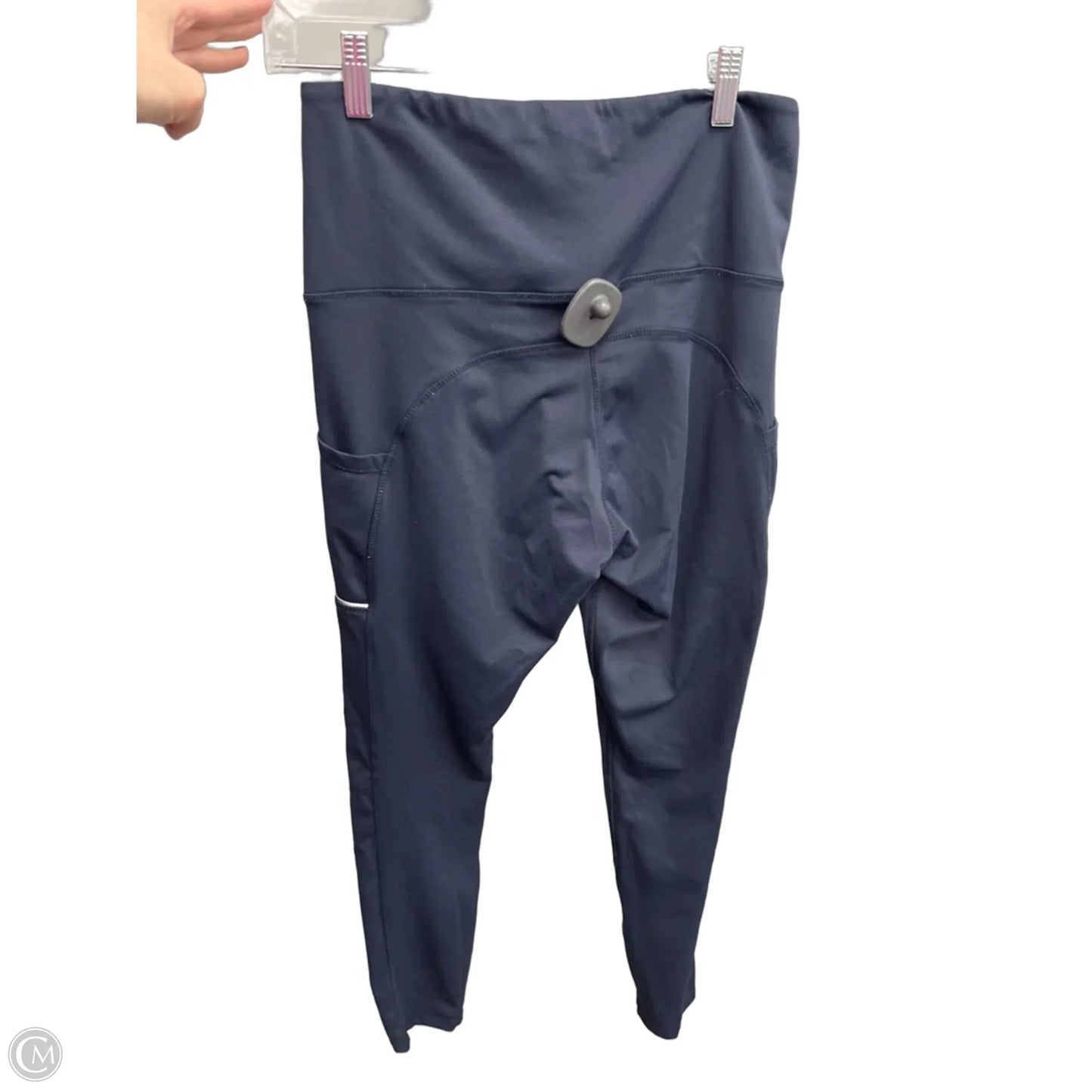 Athletic Pants By Clothes Mentor In Navy, Size: L