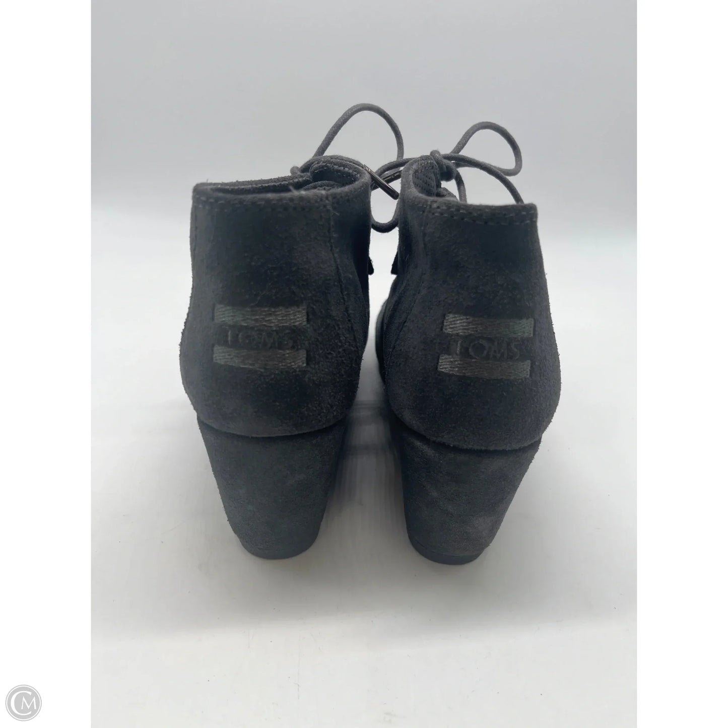 Boots Ankle Heels By Toms In Grey, Size: 8