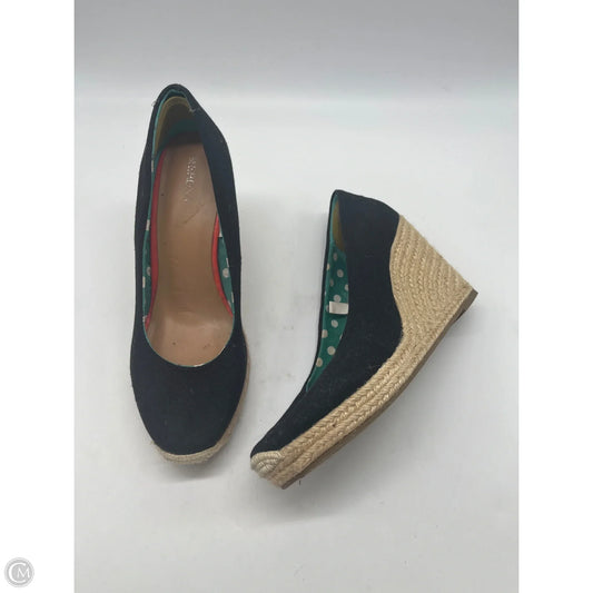 Shoes Heels Wedge By Merona In Black, Size: 8